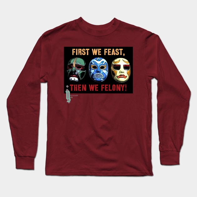 Tres Ninjas Long Sleeve T-Shirt by Impressionable Youth